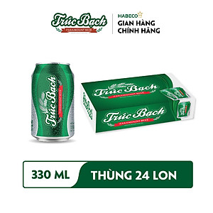Bia Trúc Bạch - Thùng 24 lon 330ml