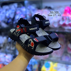 Sandal bé trai Việt Nam Xuất Khẩu - Xăng đan đi học cho bé trai học sinh nam tiểu trung học quai ngang nhẹ êm kháng khuẩn chống trơn trượt phong cách Hàn Quốc 3, 4, 5, 6, 7, 8, 9, 10, 12 tuổi S06