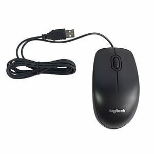 Chuột có dây Logitech B100 - Hàng chính hãng Digiworld phân phối