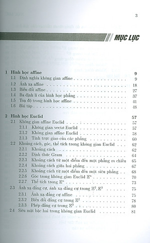 Giáo trình Hình học Tuyến tính - Đỗ Đức Thái (Chủ biên), Trần Văn Tấn, Phạm Hoàng Hà, Phạm Anh Minh