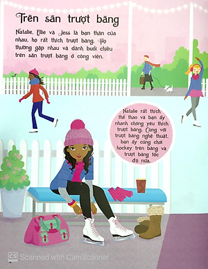 Sách Dán Hình Sáng Tạo Trang Phục Búp Bê - Duyên Dáng Trên Sân Băng