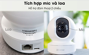 Camera IP Wifi Trong Nhà Ezviz TY1 2MP Quay Quét 360 độ, Đàm Thoại 2 Chiều - Hàng chính hãng
