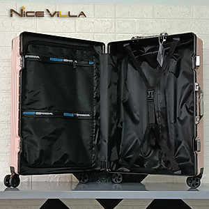 Vali Nhựa Khung Nhôm Khóa Sập NiceVilla 