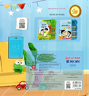 Tủ Sách Tương Tác - Sách Âm Thanh - Bé Học Nói - Phiên Bản Đặc Biệt Với 30 Nút Bấm