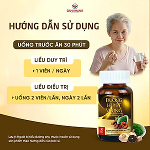 Viên Uống Hỗ Trợ Giảm Đường Huyết và Giảm Nguy Cơ Biến Chứng Của Đái Tháo Đường - Đường Huyết Vương Hủ 30 viên