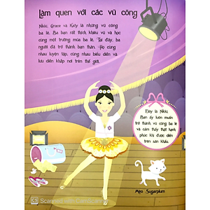 Sách Dán Hình Sáng Tạo Trang Phục Búp Bê - Vũ Công Ba Lê