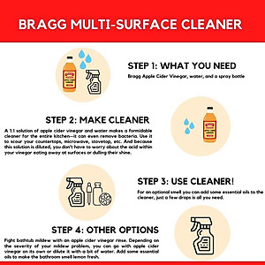 Giấm Táo Hữu Cơ Bragg Organic Apple Cider Vinegar 946ml