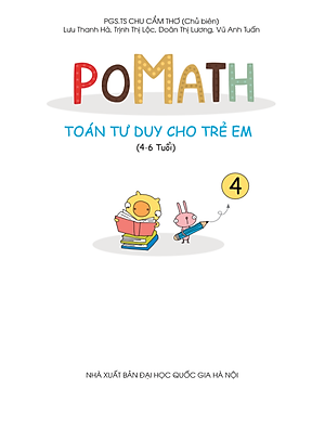 Sách POMath - Toán Tư Duy Cho Trẻ Em 4-6 Tuổi (Tập 4)