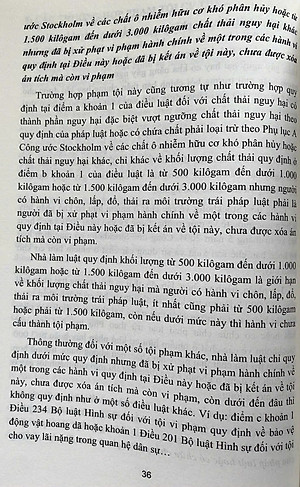 Bình luận Bộ luật hình sự năm 2015- Phần thứ hai Các tội phạm (Chương XIX- Các tội phạm về môi trường)
