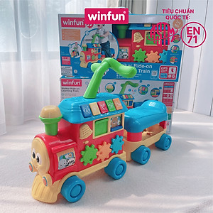 Xe Tập Đi Hình Tàu Hoả Kết Hợp Xe Chòi Chân 2 In 1 Winfun 0803