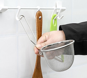 Vợt nhúng/ Rây lọc thực phẩm inox Echo Misokoshi - Hàng nội địa Nhật Bản |#Mẫu Mới| |#Dụng cụ nhà bếp đa năng|