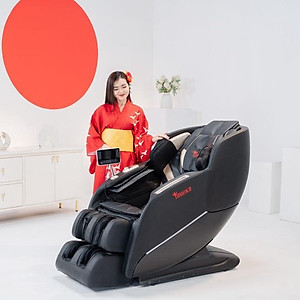 Ghế Massage Toàn Thân điều khiển giọng nói Đa Năng Toshiko T20 bảo hành 6 năm sở hữu con lăn 4D massage di chuyển, Ghế massage Cao Cấp với hệ thống AI scanbody chuyên biệt giúp con lăn điều chỉnh