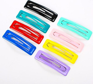 Kẹp tóc kim loại mẫu Hàn KAH63 hình vuông mẫu HOT (chọn mầu)