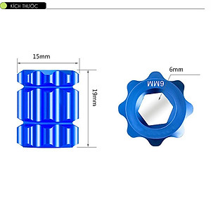 Dụng Cụ Tháo Trục Giò Xe Đạp Bằng Hợp Kim Nhôm (Cho Lục Giác Size 6mm) Mai Lee 