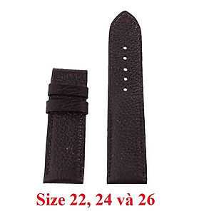Dây đồng hồ da bò nhiều size màu nâu đen HJ8112-26-40 