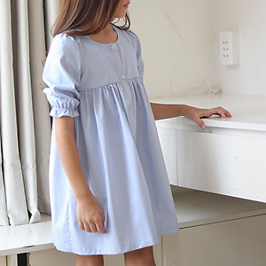 Đầm Bé Gái Baby Doll Tay Lửng 077