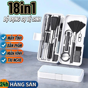 Bộ Dụng Cụ Vệ Sinh Tai Nghe, Bàn Phím, Máy Tính Đa Năng 7 Trong 1, Nhỏ Gọn, Tiện Lợi , Bộ Vệ Sinh Laptop Đa Năng 7 in 1 7in1 Cao Cấp Vệ Sinh Tai Nghe Điện Thoại, Màn Hình, Máy ảnh Nhựa Abs Cao Cấp Dùng Cho / Airpods / iPhone / iPad Quà - Hàng Nhập Khẩu 1
