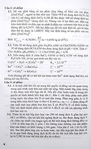 Tổng Tập Đề Thi Olympic 30 Tháng 4 Môn Hoá Học Lớp 11 (Từ 2014 Đến 2018)