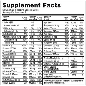 Serious Mass 6Lbs - Sữa tăng cân cho người gầy, bổ sung đầy đủ thành phần dinh dưỡng