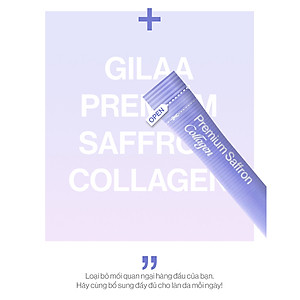 Bột Uống Collagen Gilaa Cao Cấp Kết Hợp Saffron - (60 gói x 2g)