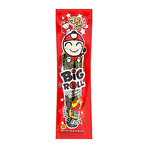 Snack rong biển Tao Kae Noi Big Roll vị Cay 3,6g - Hộp 6 gói