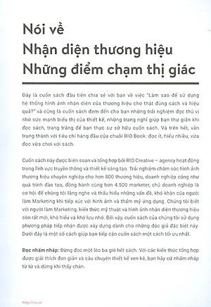 Sách Rio Book No.2 - Nhận Diện Thương Hiệu, Những Điểm Chạm Thị Giác (Tái Bản)