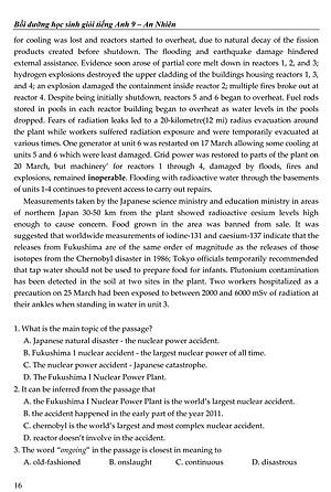 Sách Bồi Dưỡng Học Sinh Giỏi Tiếng Anh Lớp 9