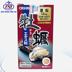 Viên uống tinh chất hàu tươi tăng cường sinh lý nam, bổ thận Orihiro 120 viên