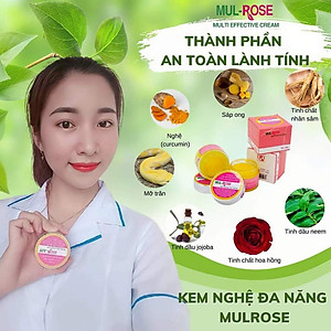 Kem nghệ đa năng Mulrose 30g Dưỡng da, giảm mụn, mờ thâm, se khít lỗ chân lông, chàm sữa, hăm, bị bỏng, vết thương hở.. Mul Rose [Chính Hãng]