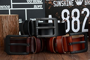 Thắt Lưng Da Bò Chính hãng COWATHER XF010 Nâu