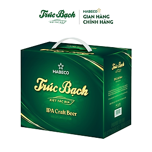 Bia Trúc Bạch IPA Craft - Hộp 6 chai 330ml