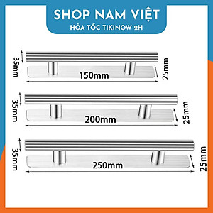 Tay Nắm Cửa INOX Dán Không Cần Khoan