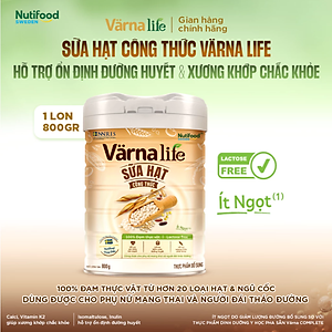 Thực phẩm bổ sung sữa hạt công thức Varna Life