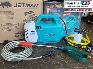 MÁY RỬA XE CAO CẤP JETMAN CHÍNH HÃNG, 100% DÂY ĐỒNG, BẢO HÀNH 1 NĂM