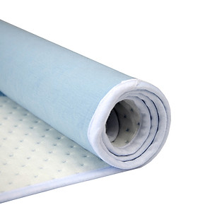 Combo 5 miếng size 50x70cm màu xanh tấm lót chống thấm cotton 4 lớp VIETMAT