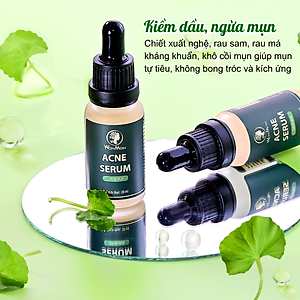 Bộ trắng da, sạch mụn cao cấp Wonmom ( Sữa rửa mặt + Scrub nghệ + Kem cấp ẩm + Serum mụn + Mặt nạ nghệ + Xông mặt )