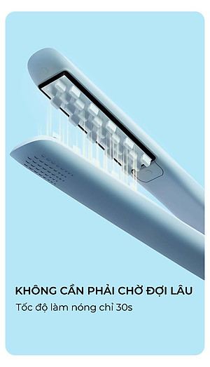 Máy Dập Phồng Chân Tóc BUMAS H8 - Máy Dập Lưỡi Vuông Bấm Phồng Chân Tóc - Phủ Protein Thực Vật - Hạn Chế Hư Tổn Nhiệt - Hàng Chính Hãng