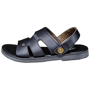 Giày Sandal Nam HA NAM Da Bò Thật Cao Cấp Đế Cao Su Chống Trơn Trượt DNA2243