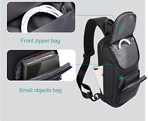 Túi đeo chéo đeo ngực nam cao cấp phong cách châu âu