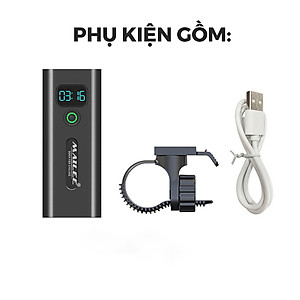 Đèn Pha Xe Đạp Chiếu Sáng Cao Cấp Chống Nước BC30/FX4 Gắn Ghi-Đông Siêu Sáng Sạc Điện Type-C Có Đồng Hồ Hiển Thị Thời Gian Lượng Pin Có Hỗ trợ Sạc Khẩn Cấp - Mai Lee