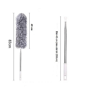 Chổi Quét Trần TOKDODO Kéo Dài Gấp Gọn, Lau Bụi, Quét Trần Nhà Thông Minh