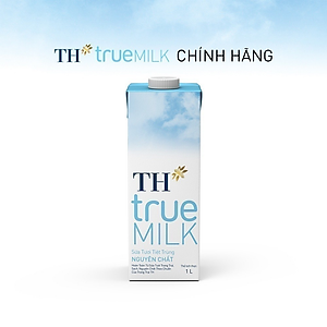 Thùng 12 hộp sữa tươi tiệt trùng TH True Milk  nguyên chất 1 Lít