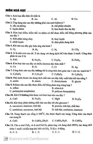 Bộ Đề Trắc Nghiệm Luyện Thi THPT Quốc Gia 2020 - Khoa Học Tự Nhiên - Tập 2 - Tái Bản