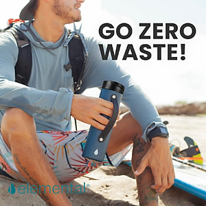 [Elemental chính hãng - Thương hiệu Mỹ] Bình giữ nhiệt Elemental Iconic Sport 590ml inox 304, giữ nhiệt vượt trội, an toàn sức khỏe