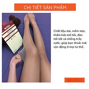 COMBO 2 Quần Tất, vớ quần tàng hình thêu sợi siêu mỏng, siêu dai Siêu Ấm MÀU ĐEN VÀ DA Văn Phòng Du Lịch Dã Ngoại Phượt