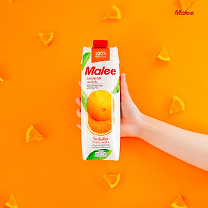 Nước Ép Quýt Với Tép Cam Malee 1L - Nhập Khẩu Thái Lan | Malee 100% Mandarin Orange Juice with Orange Pulp 1L