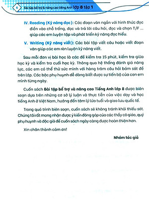 Global Success - Bài Tập Bổ Trợ Và Nâng Cao Tiếng Anh Lớp 8 - Tập 2 - Có Đáp Án