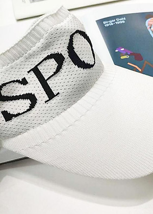 Nón lưỡi trai thể thao nữa đầu thêu chữ Sport cá tính - NTT03