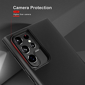 Ốp lưng nhám chống sốc siêu mỏng 0.3mm cho Samsung Galaxy S22 Ultra hiệu Memumi có gờ bảo vệ camera - Hàng nhập khẩu