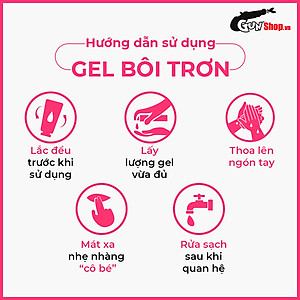 Gel bôi trơn tăng khoái cảm nữ Shell Love - Chai 50ml